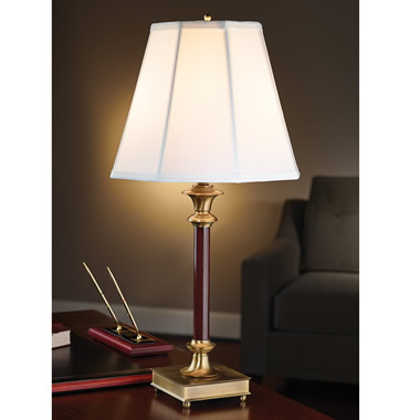 The Library Of Congress Desk Lamp - Hammacher Schlemmer