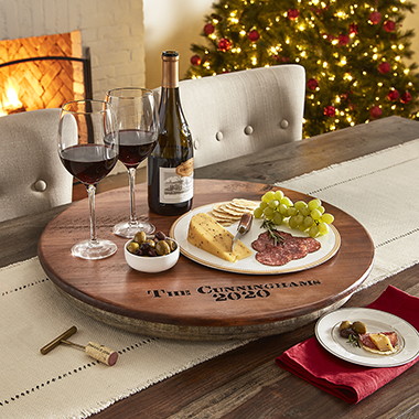 The Oenophile's Personalized Lazy Susan