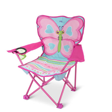 The Personalized Butterfly Camp Chair