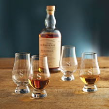 The Monogrammed Award Winning Glencairn Whisky Glasses