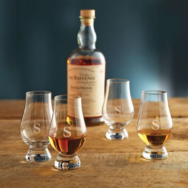 The Monogrammed Award Winning Glencairn Whisky Glasses