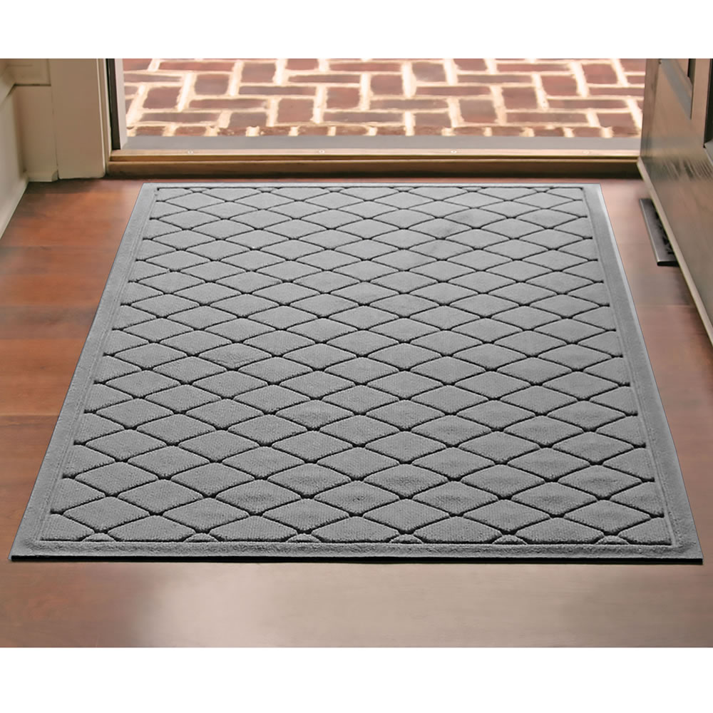 1pc Anti-slip Soft Water Absorbent Entrance Door Mat With English Letter  Print