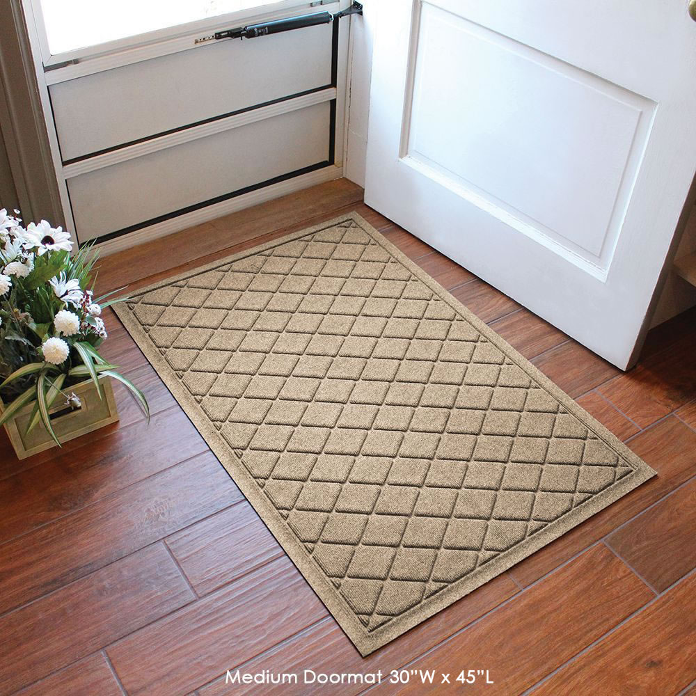 Indoor Doormat Super Absorbent Water Low Profile Mats 20x32 inch Non-Slip N3P4 
