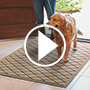 Non-Slip Water Absorbent Floor Mat or Guard - Hammacher Schlemmer