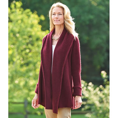 The Monogrammed Washable Cashmere Topper