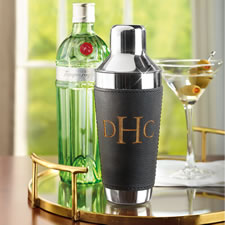 The Executive's Monogrammed Cocktail Shaker