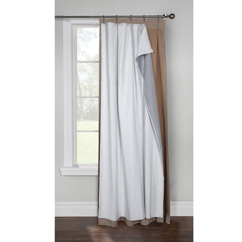 Serious Thermal Blockout Curtain Liner - Black