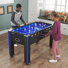 The Glowing Foosball Table