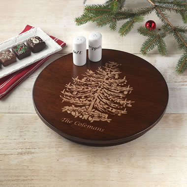 The Personalized Holiday Lazy Susan
