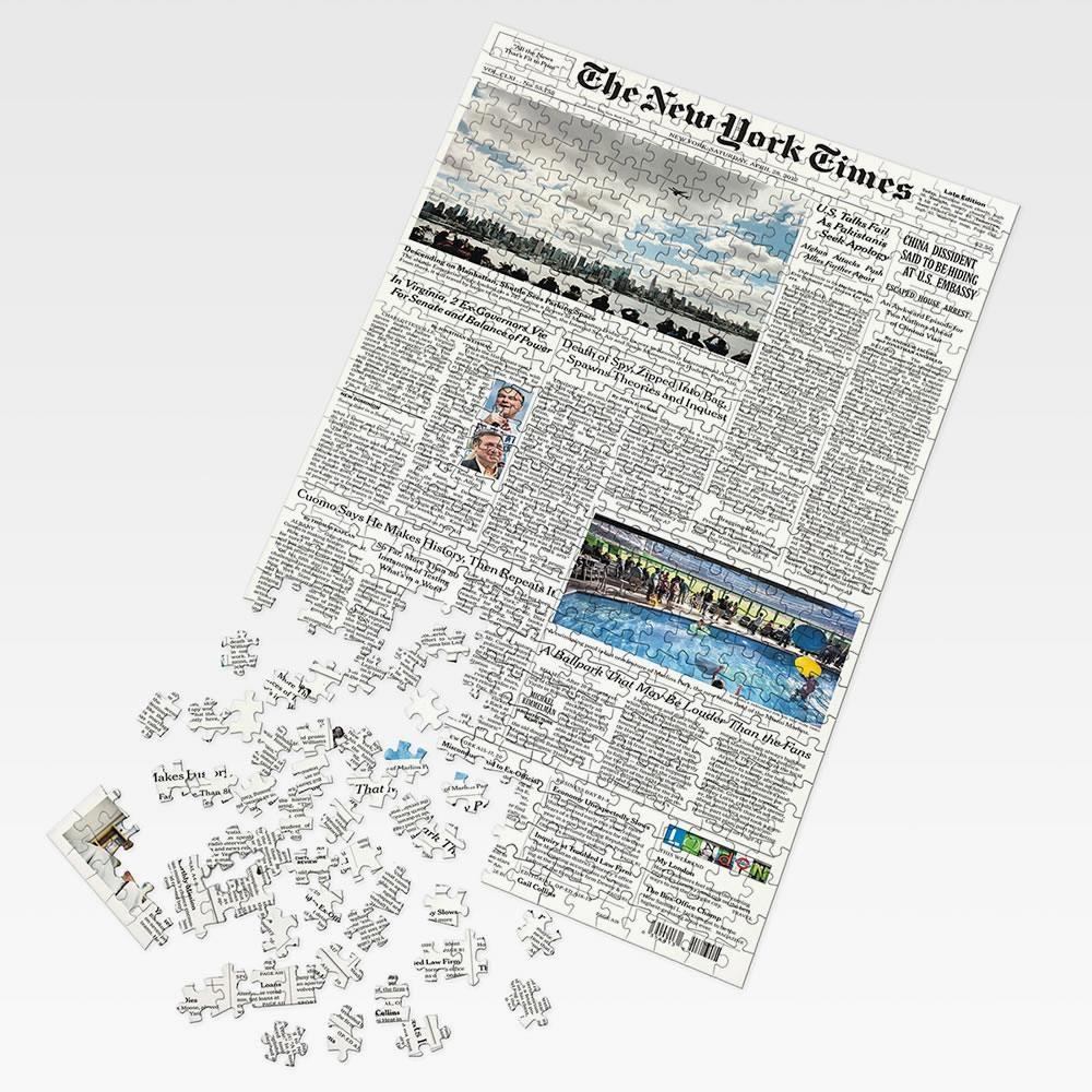 New York Times Jigsaw Puzzle Of Your Birth Date - 500 Piece