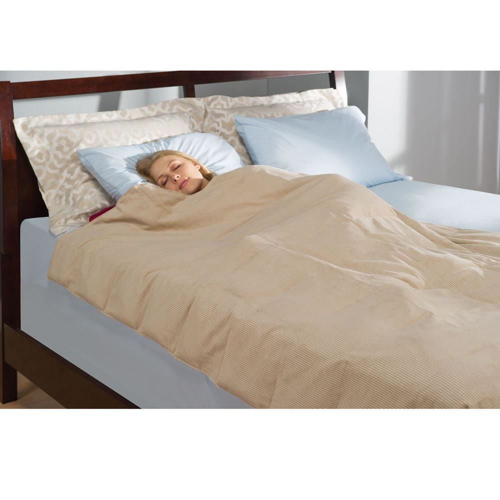Lightweight Anxiety Relieving Blanket - Large - Tan