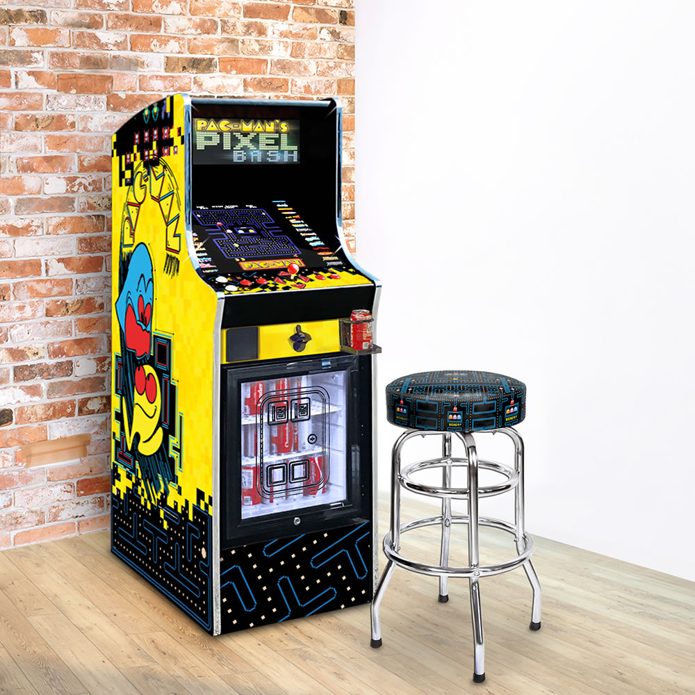 Authentic Pac-Man Arcade And Beverage Cooler