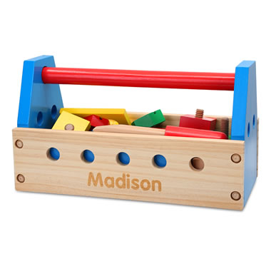 The Child's Own Wooden Take Along Toolbox