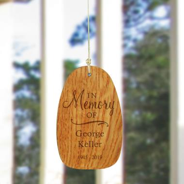 The Personalized Memorial Wooden Wind Chime