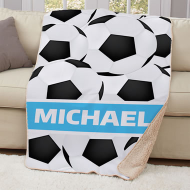 Soccer best sale ball blanket