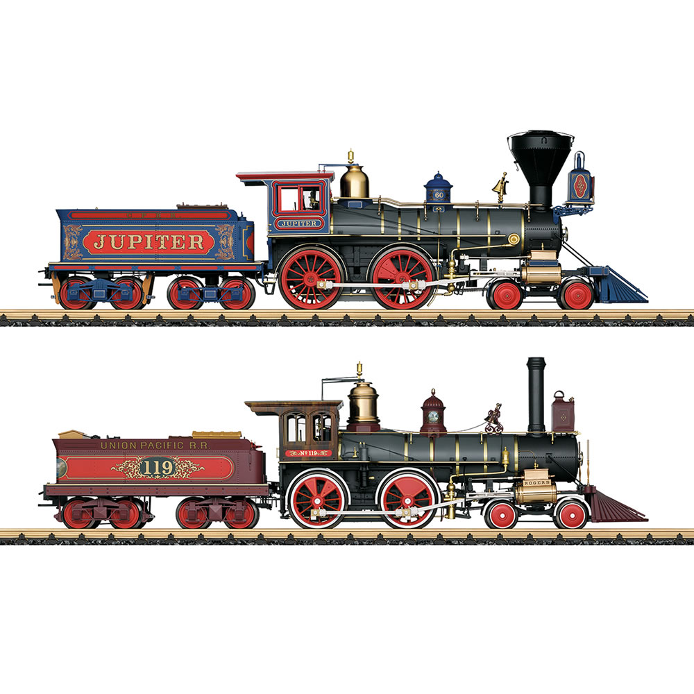 The 150th Anniversary Golden Spike Railroad Set - Hammacher Schlemmer