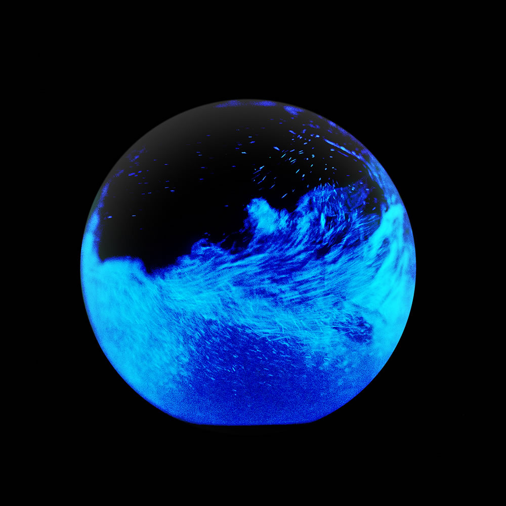 Living Bioluminescent Globe