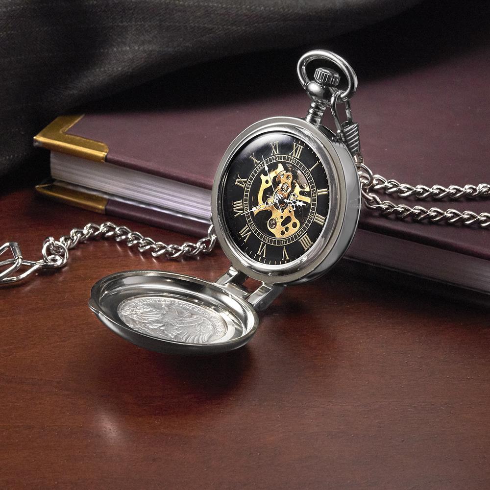 Year Of Your Birth Coin Pocket Watch