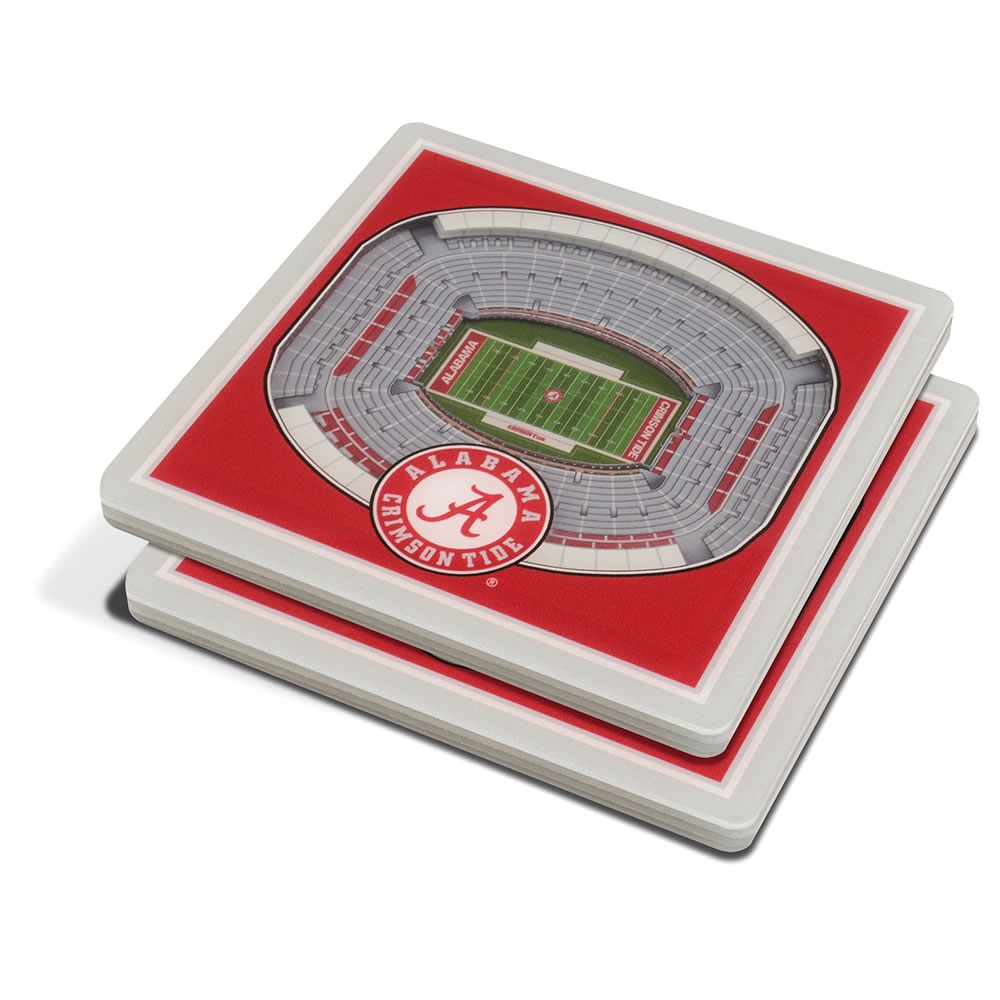 Encased 3D Stadium Coasters - NCAA