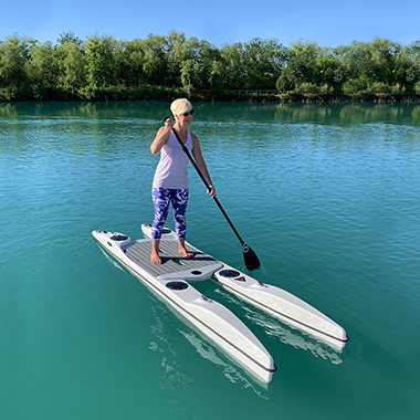 The Catamaran Paddle Board