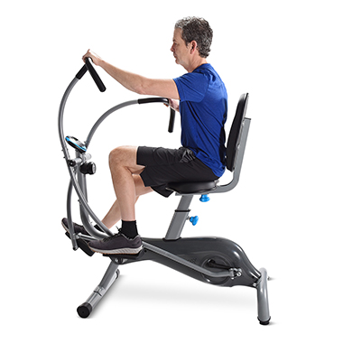 The Seated Easy Step Strider Hammacher Schlemmer