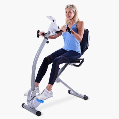 The foldaway upper outlet and lower body exerciser