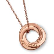 http://www.hammacher.com - The Personalized Keepsake Necklace (Three Ring) 99.95 USD