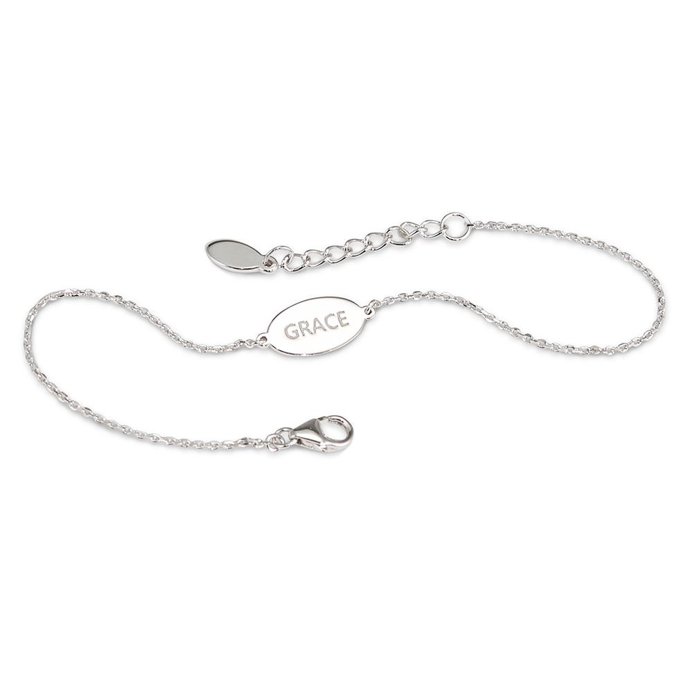Personalized Keepsake Bracelet - Silver