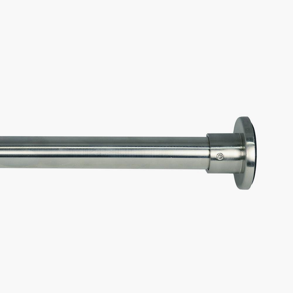 Stainless Steel Spring Tension Curtain Rod - 48-86 - Silver