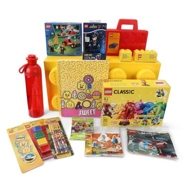 The Classic LEGO Lovers Giant Brick Gift Set Hammacher Schlemmer