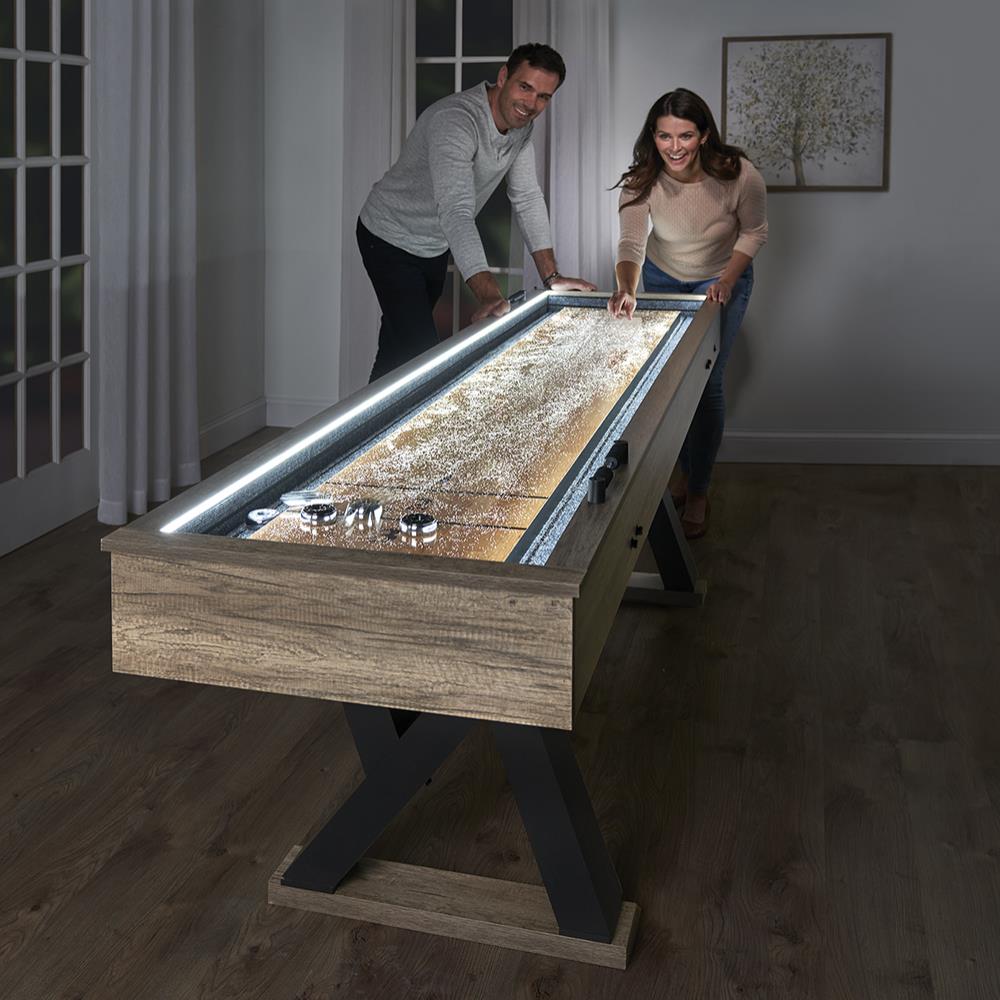 9' Illuminated Shuffleboard Table