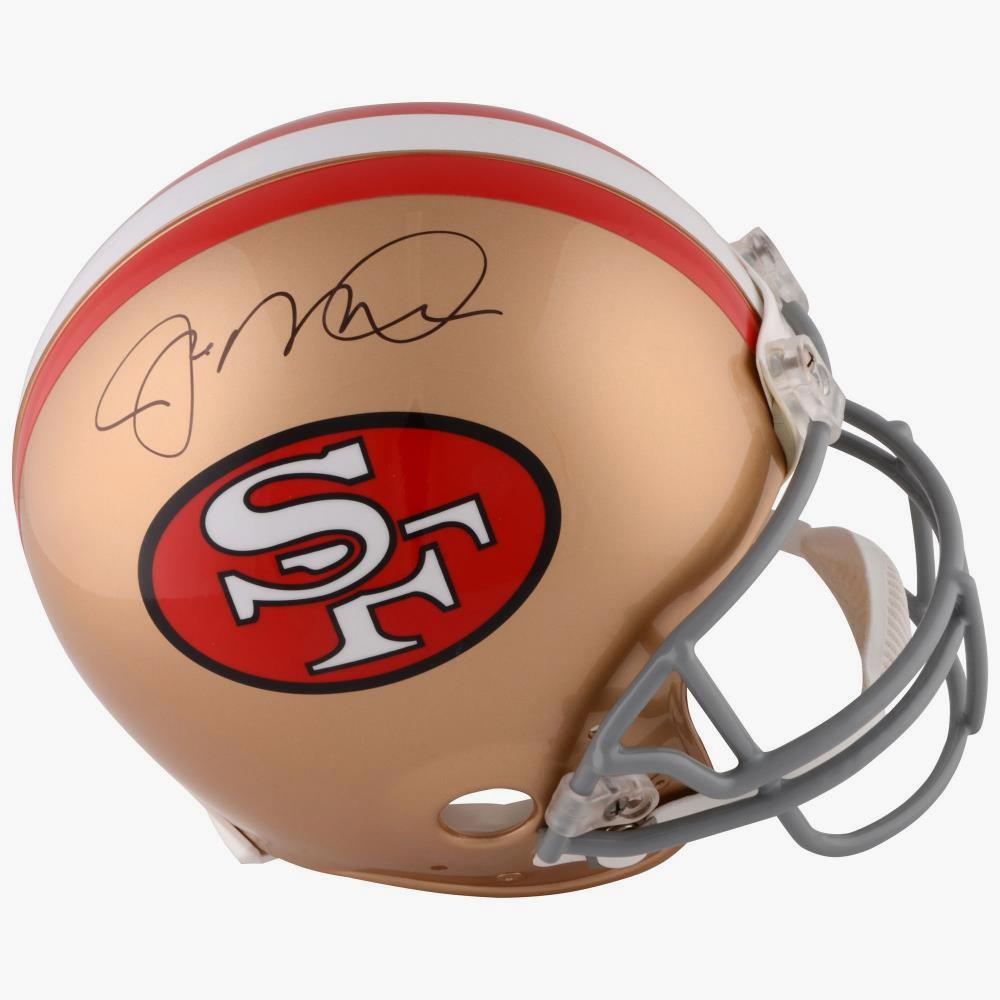 Joe Montana Autographed Football Helmet - 49ers