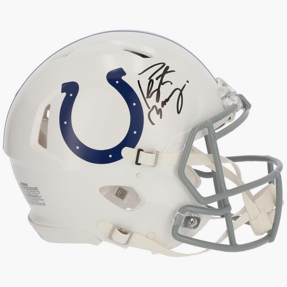 Peyton Manning Autographed Football Helmet - Colts