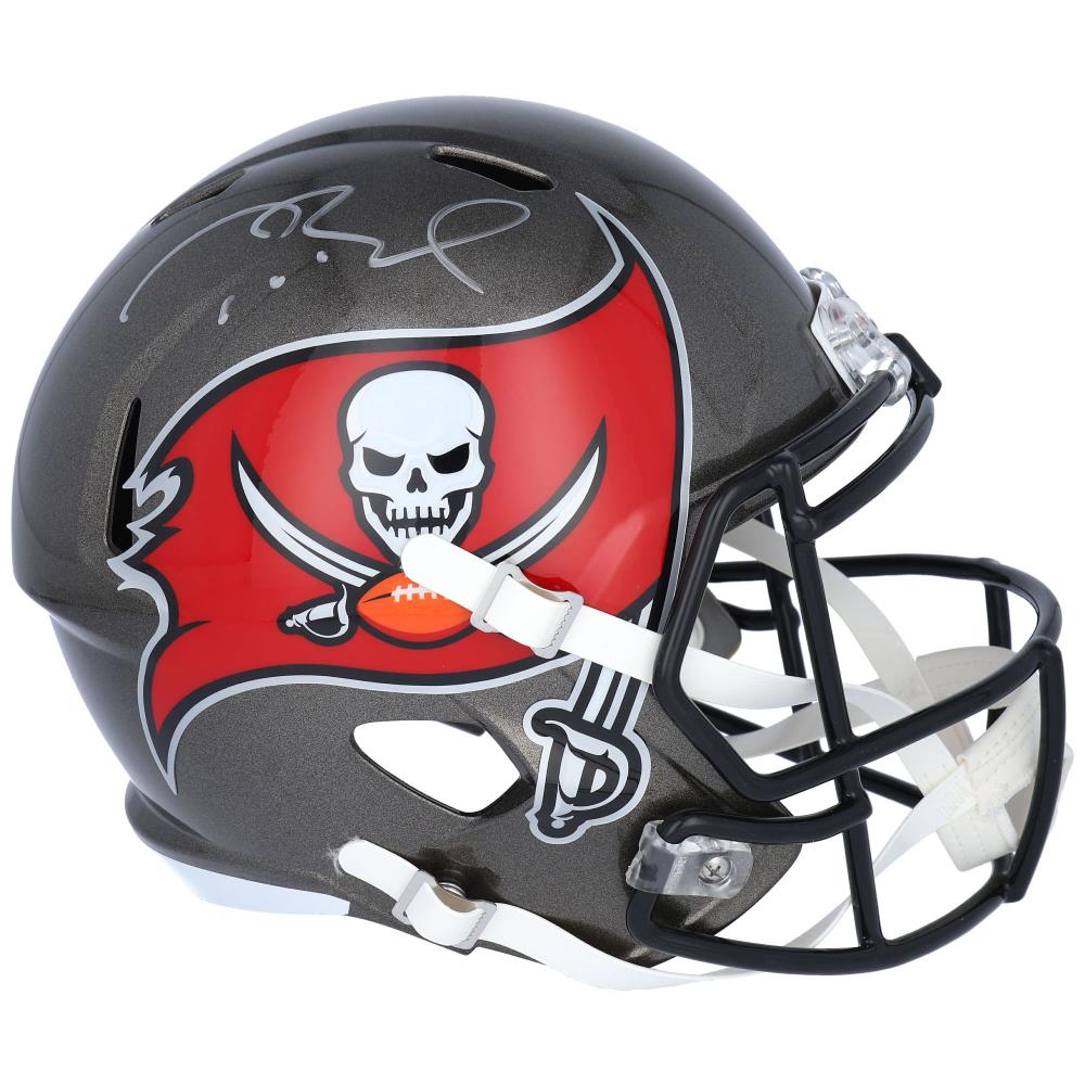 Tom Brady Autographed Football Helmet - Buccaneers