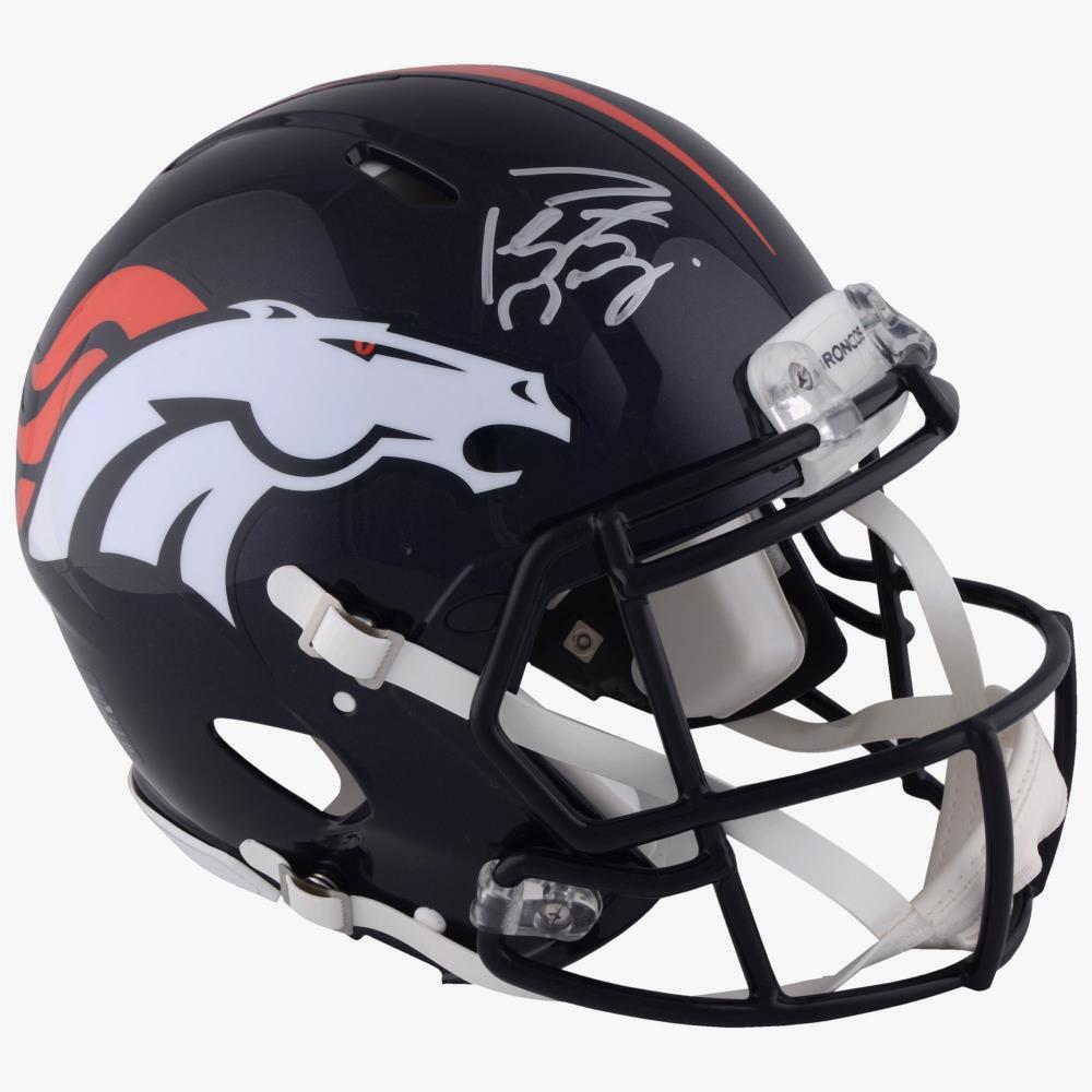 Peyton Manning Autographed Football Helmet - Broncos