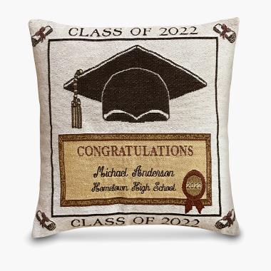 The Graduate's Woven Pillow (2022)