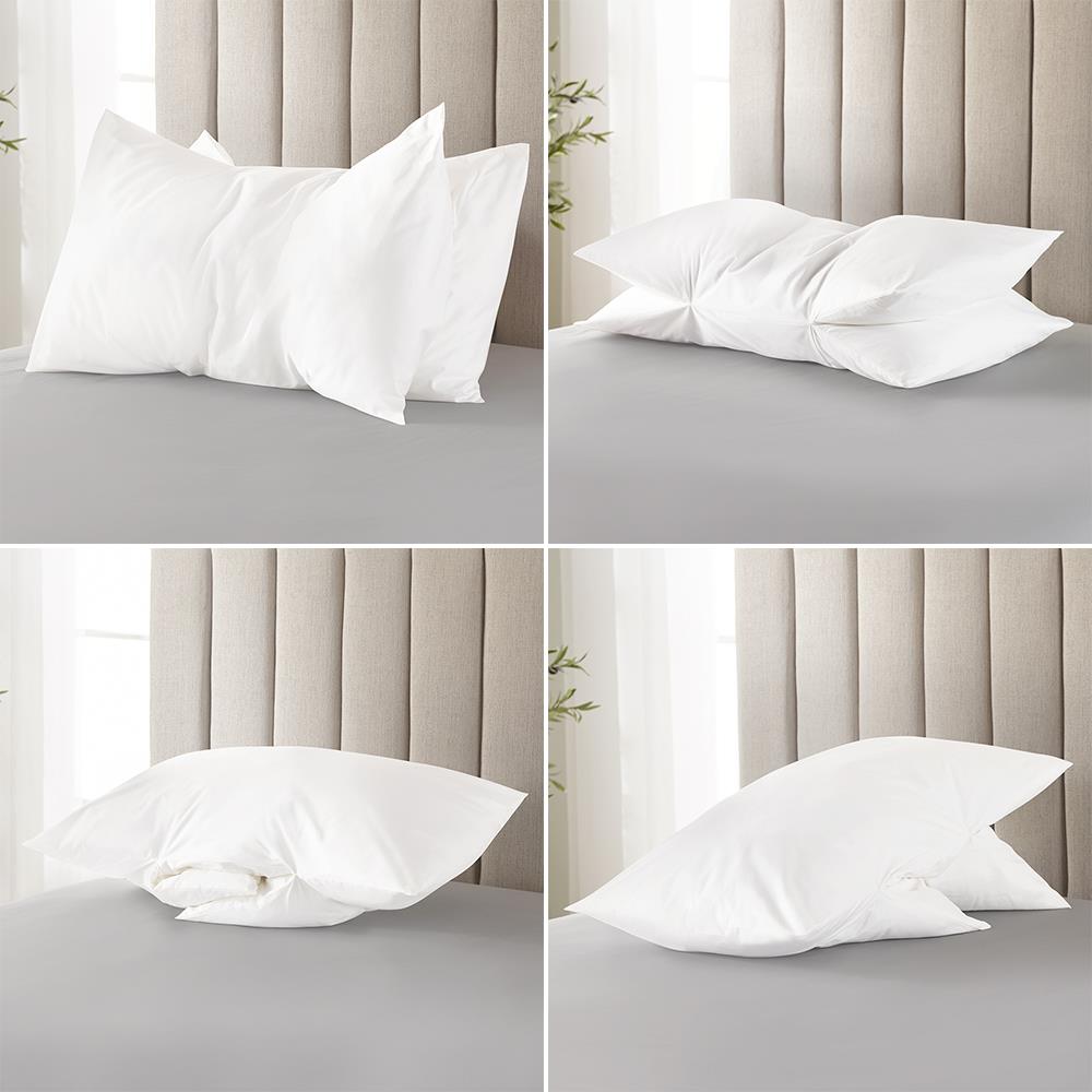Any Position Winged Pillow - Queen Soft Fill - White