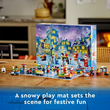 The LEGO City Advent Calendar Hammacher Schlemmer