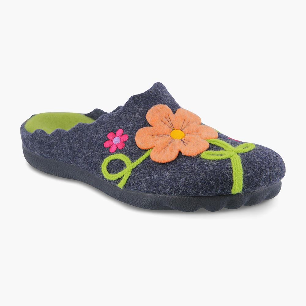 Fashion Wool Comfort Slippers - 36 - Grey