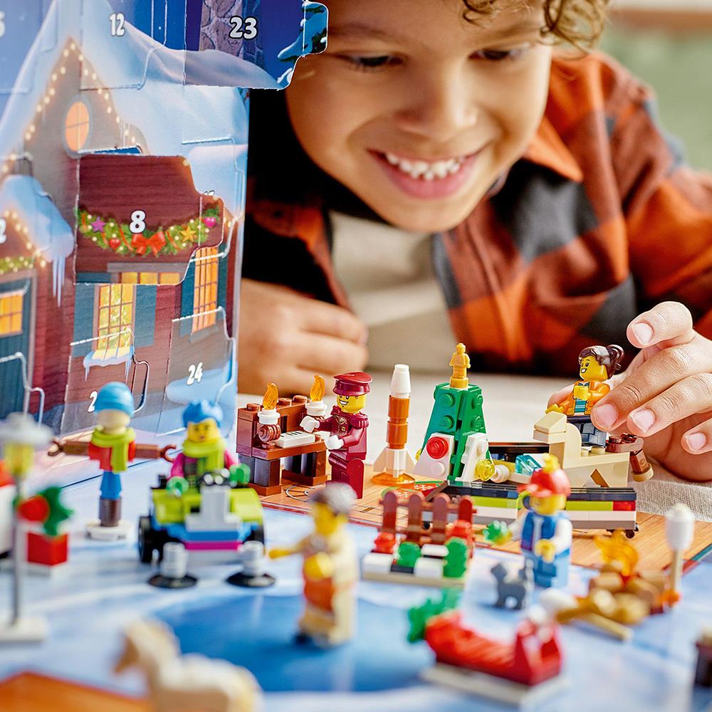 The LEGO City Advent Calendar Hammacher Schlemmer