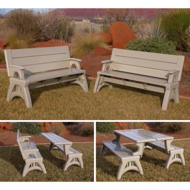 Qvc picnic best sale table bench