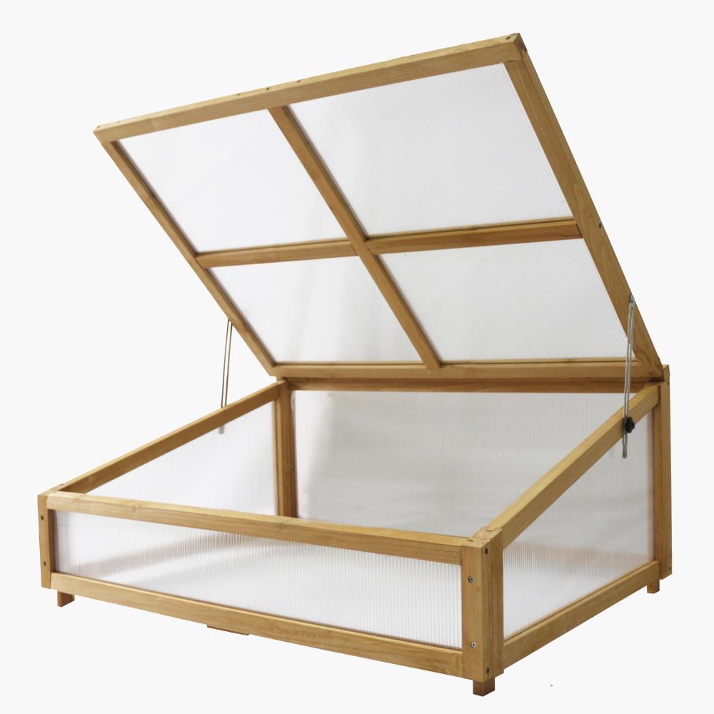 Cold Frame For The Small Pest Thwarting Elevated Garden , Outdoor Lawn & Garden By Hammacher Schlemmer