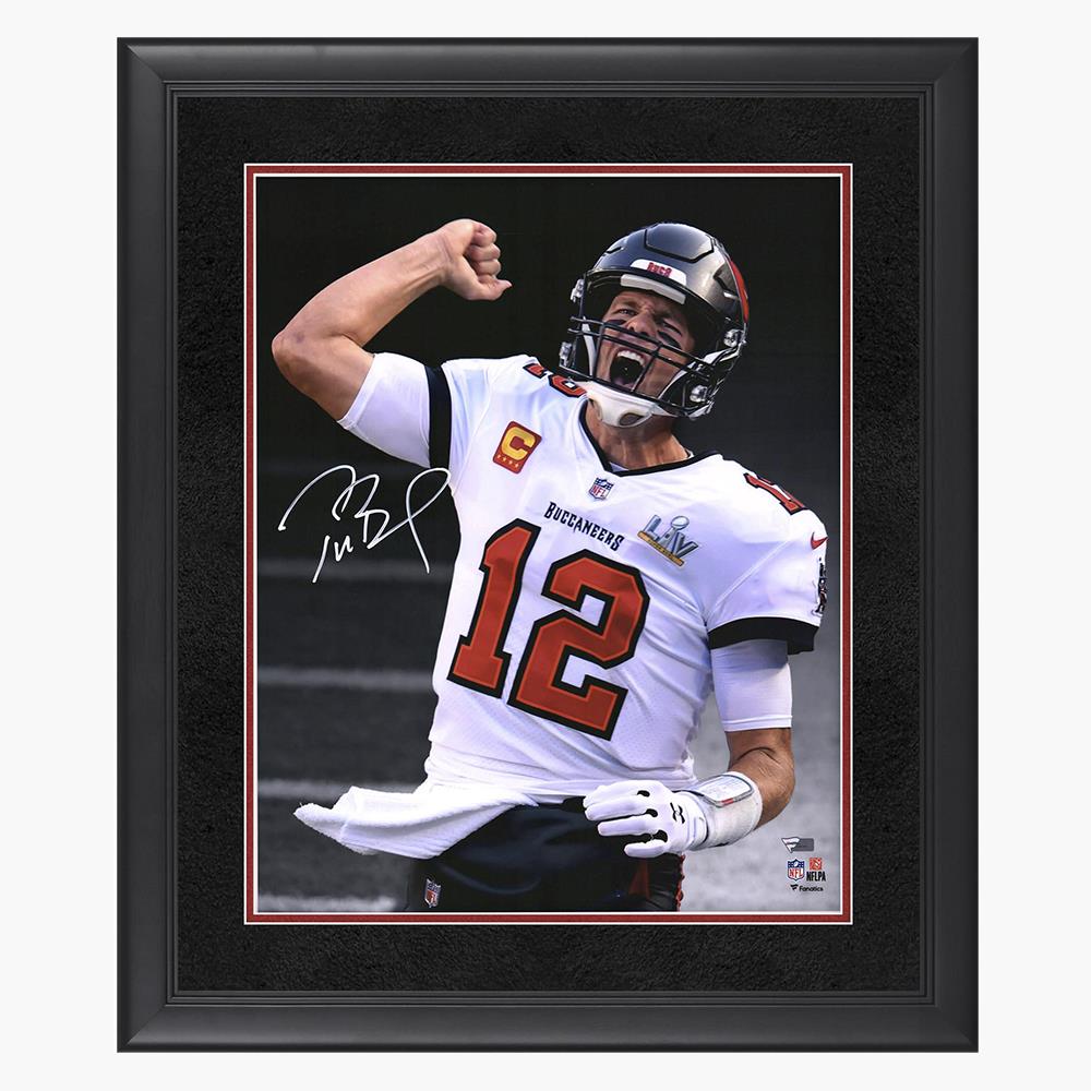 Tom Brady Autographed Super Bowl LV Photograph