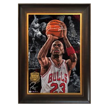 The Michael Jordan Autographed Portrait