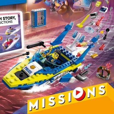 The LEGO City Water Police Detective Missions Hammacher Schlemmer