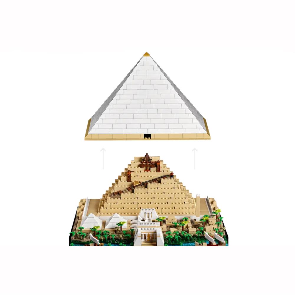 The LEGO Architecture Great Pyramid of Giza - Hammacher Schlemmer