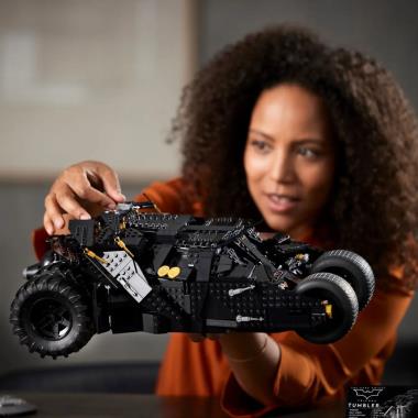 The LEGO DC Batman Batmobile Tumbler Hammacher Schlemmer