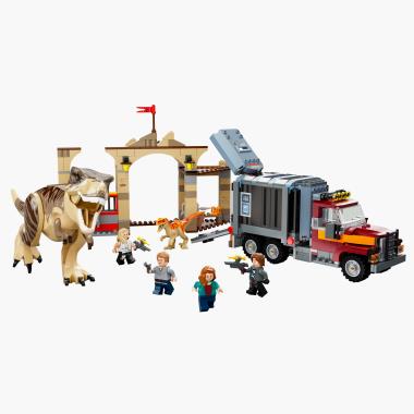 The LEGO Jurassic World T. Rex And Atrociraptor Dinosaur Breakout