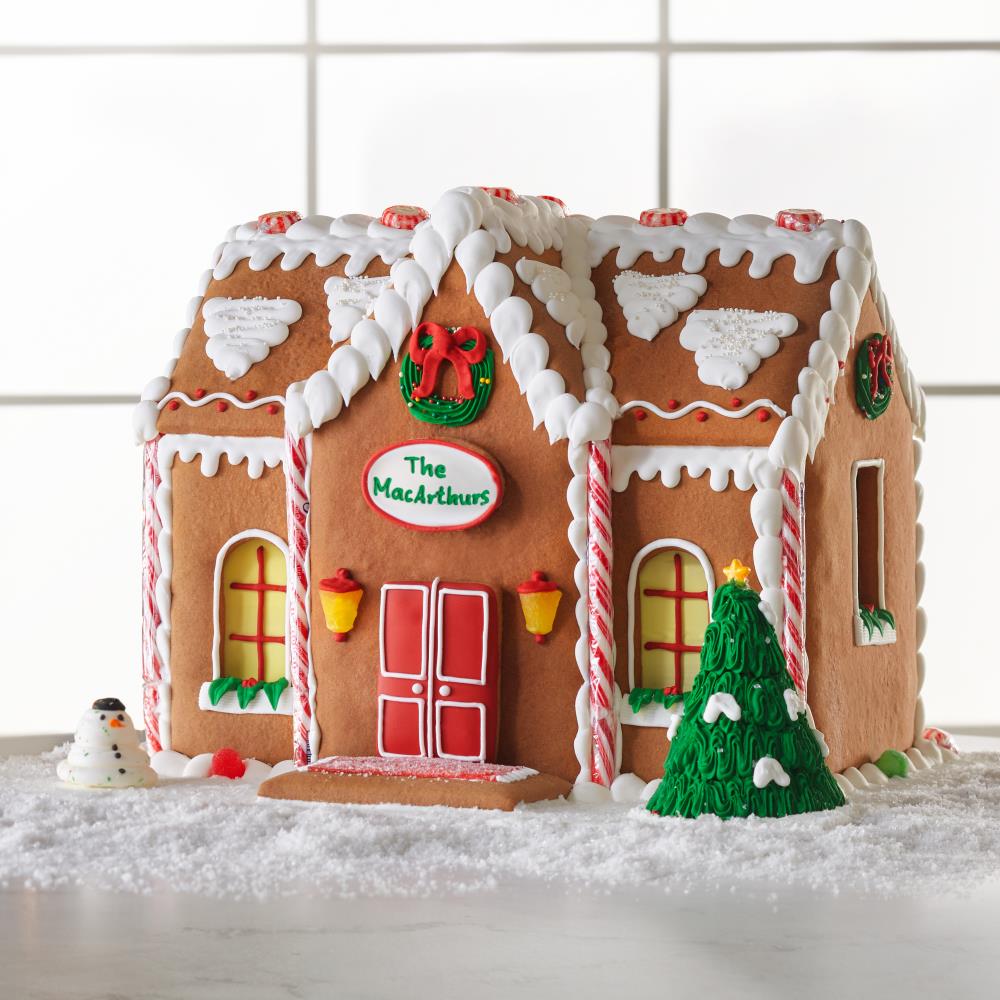 Personalized Gingerbread Manor - White