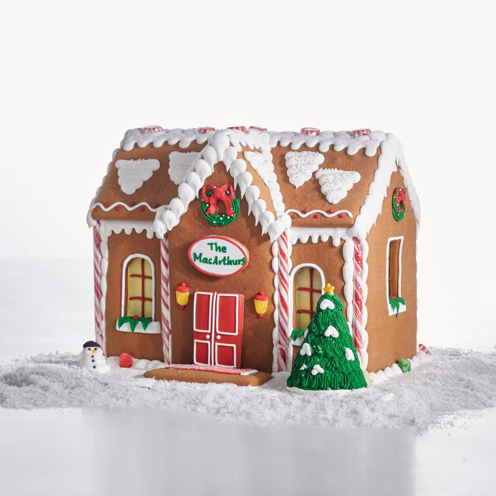 The Personalized Gingerbread Manor - Hammacher Schlemmer